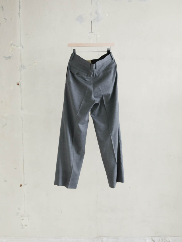 MAATEE&SONS マーティーアンドサンズ｜SUMMER TROUSER / HWOOL（MGRAY）