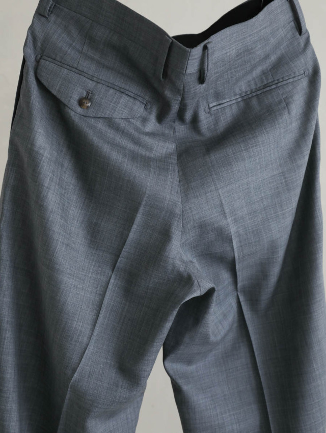 MAATEE&SONS マーティーアンドサンズ｜SUMMER TROUSER / HWOOL（MGRAY）
