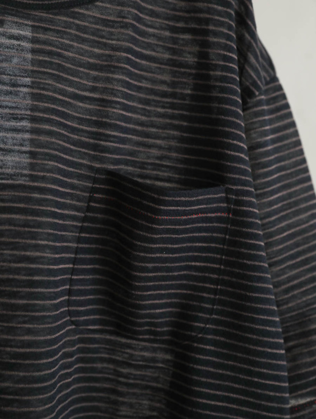 MAATEE&SONS マーティーアンドサンズ｜S/S BORDER POCKET TEE 