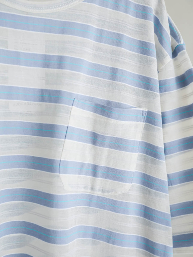 MAATEE&SONS マーティーアンドサンズ｜S/S BORDER POCLKET TEE 