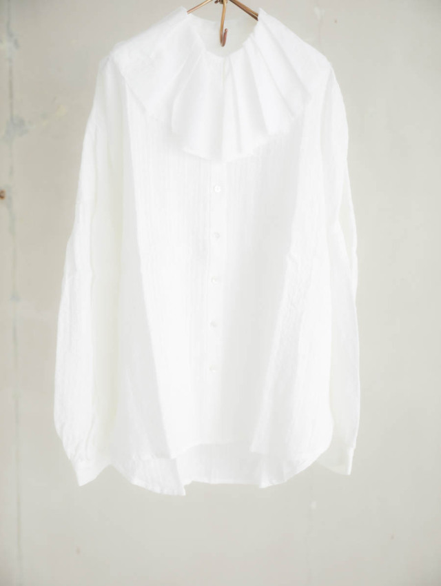 MAGALI ブラウス MAGALI マガリ フレンチリネンアンティークブラウス #ベージュ