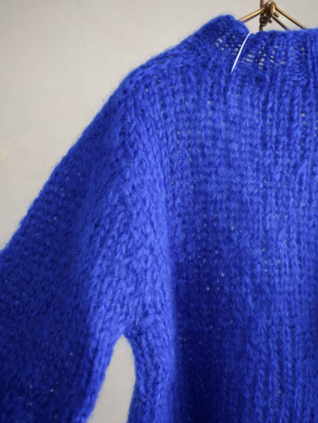 Maiami マイアミ / MOHAIR NEW PULLOVER ロイヤルブルー
