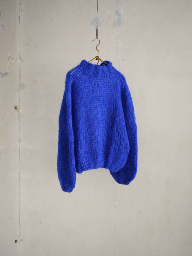 Maiami マイアミ / MOHAIR NEW PULLOVER ロイヤルブルー