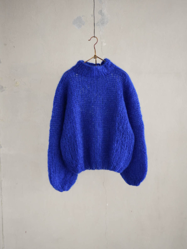Maiami マイアミ / MOHAIR NEW PULLOVER ロイヤルブルー
