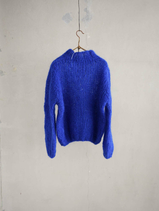 Maiami マイアミ / MOHAIR NEW PULLOVER ロイヤルブルー