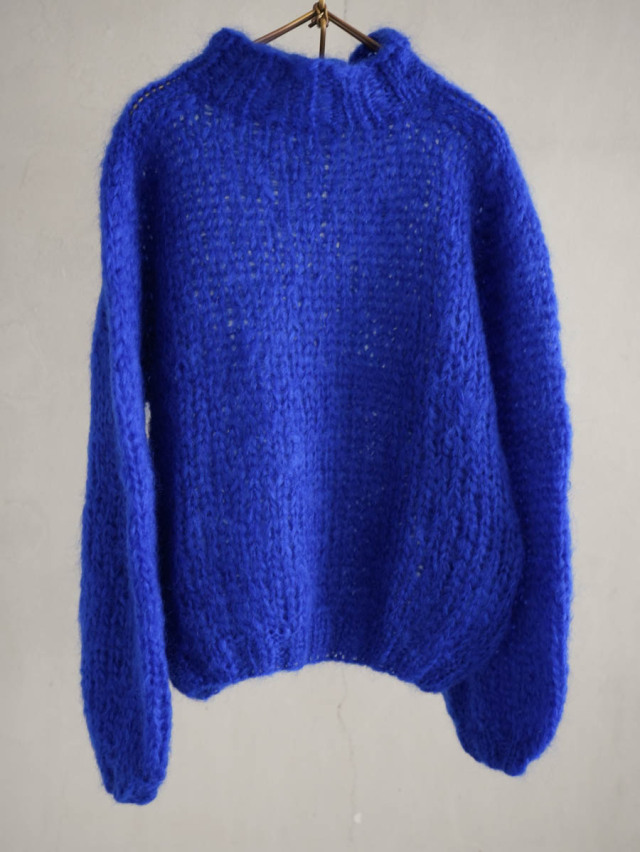 Maiami マイアミ / MOHAIR NEW PULLOVER ロイヤルブルー