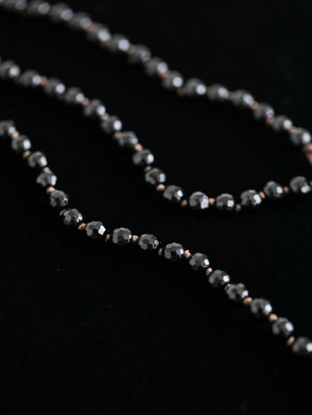 MAISON RUBUS. メゾンルーバス｜biarritz long necklace（onyx）