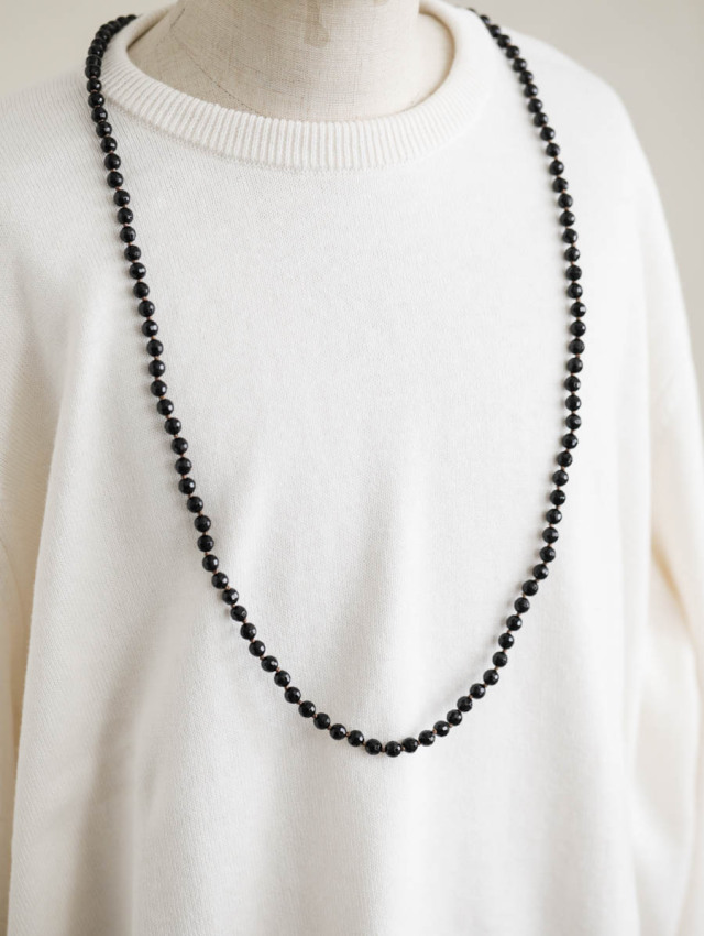 MAISON RUBUS. メゾンルーバス｜biarritz long necklace（onyx）