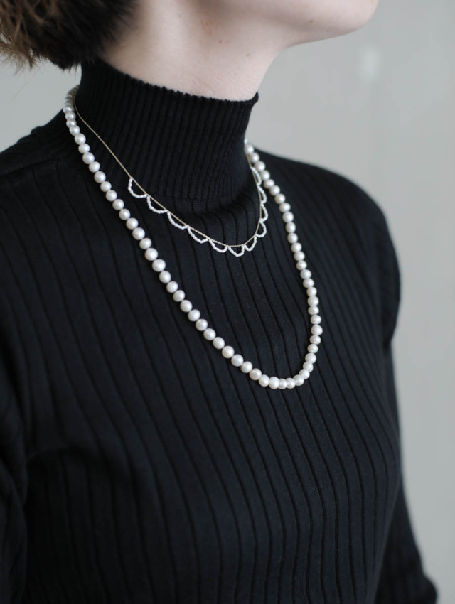 MAISON RUBUS. メゾンルーバス｜biarritz necklace（water pearl）
