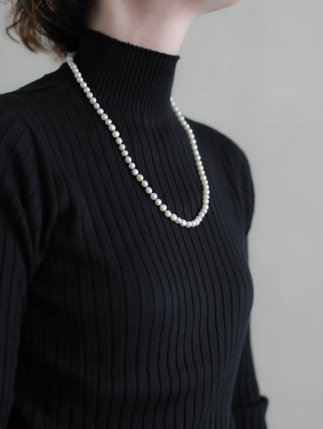 maison Rubus メゾンルーバス　ネックレスripples MAISON RUBUS.(メゾンルーバス)淡水パール リップルズ