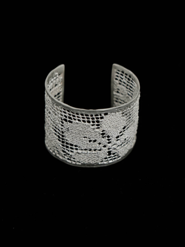 MAISON RUBUS. メゾンルーバス｜lace bangle LL Silver