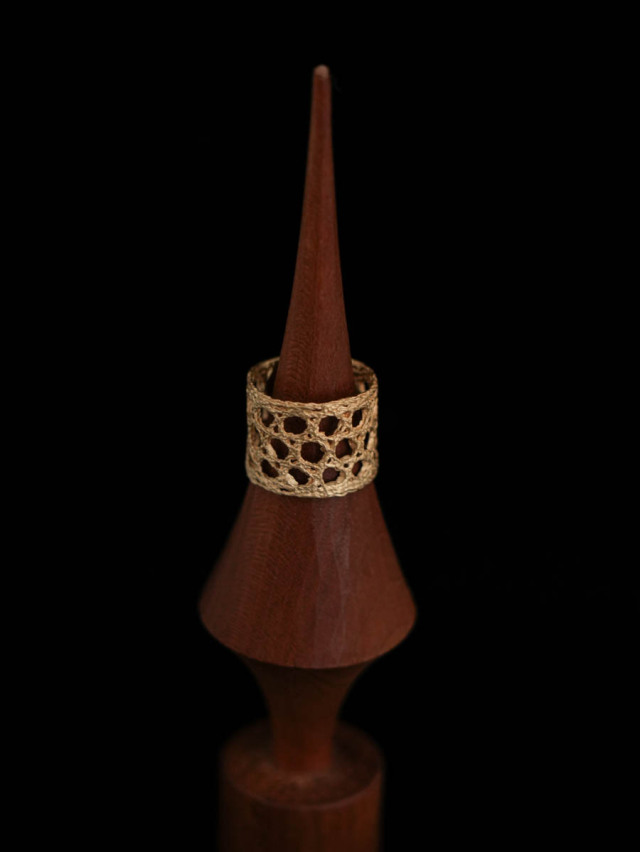 MAISON RUBUS. メゾンルーバス｜lace ring L Yellow gold