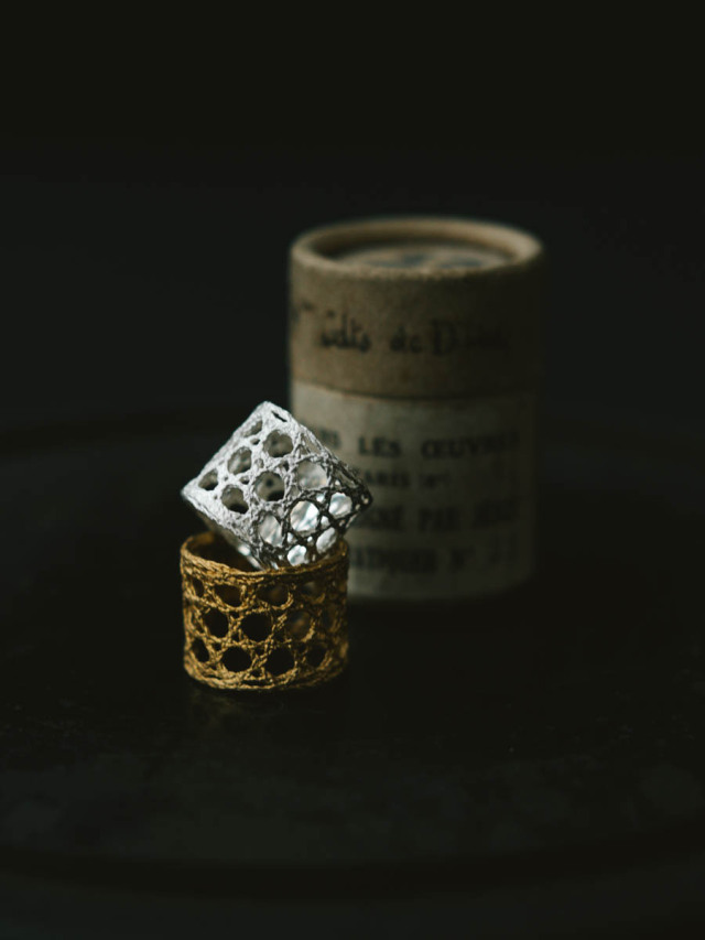 MAISON RUBUS. メゾンルーバス｜lace ring L Yellow gold
