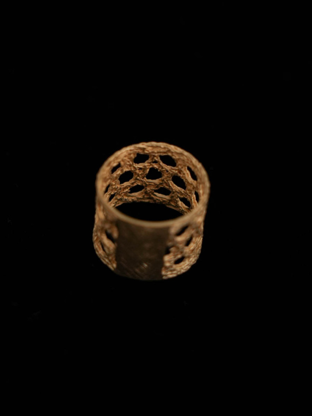 MAISON RUBUS. メゾンルーバス｜lace ring L Yellow gold