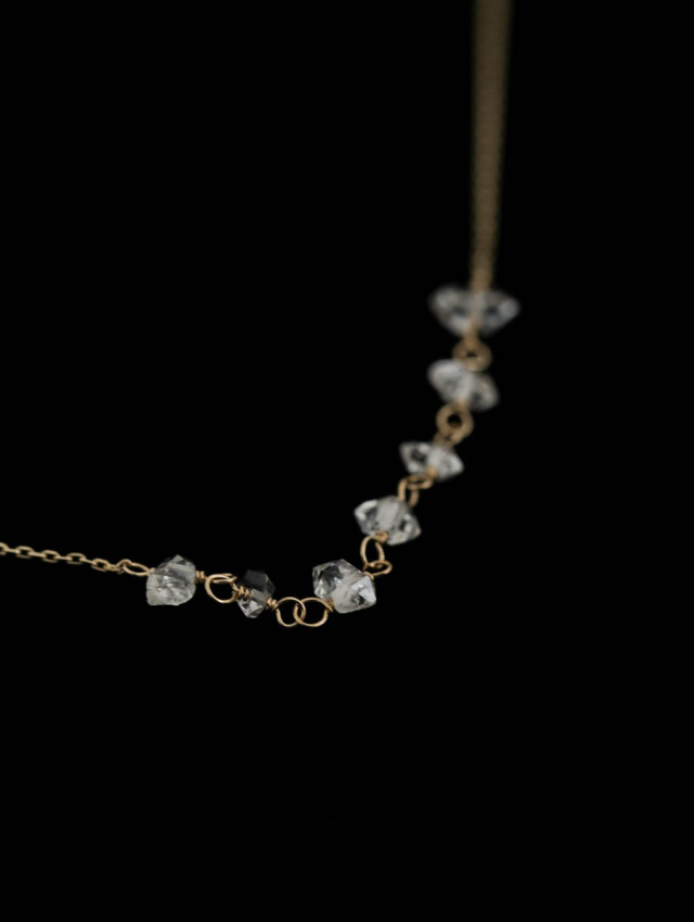MAISON RUBUS. メゾンルーバス / luminous necklace harkimer QZ