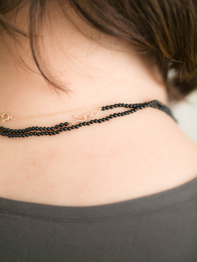 MAISON RUBUS. メゾンルーバス｜luminous necklace（onyx）