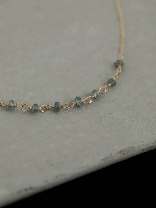 MAISON RUBUS. メゾンルーバス｜luminous necklace sapphire