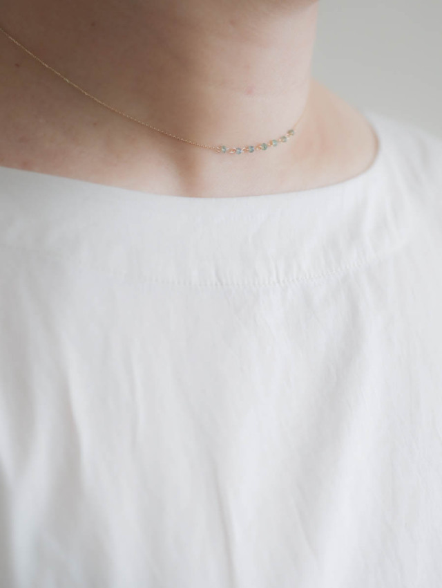 MAISON RUBUS. メゾンルーバス｜luminous necklace sapphire