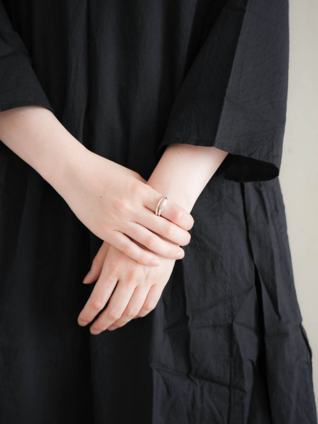 限定値下げ　neutral 風のリング/2連（SV950）#11 限定値下げ neutral 風のリング/2連（SV950）#11 - メルカリ