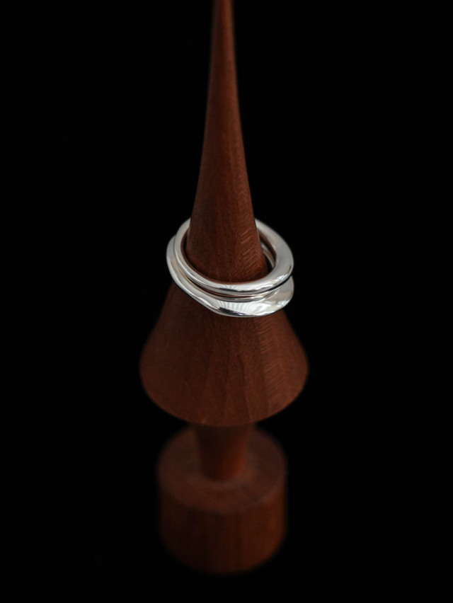 限定値下げ　neutral 風のリング/2連（SV950）#11 限定値下げ neutral 風のリング/2連（SV950）#11 - メルカリ