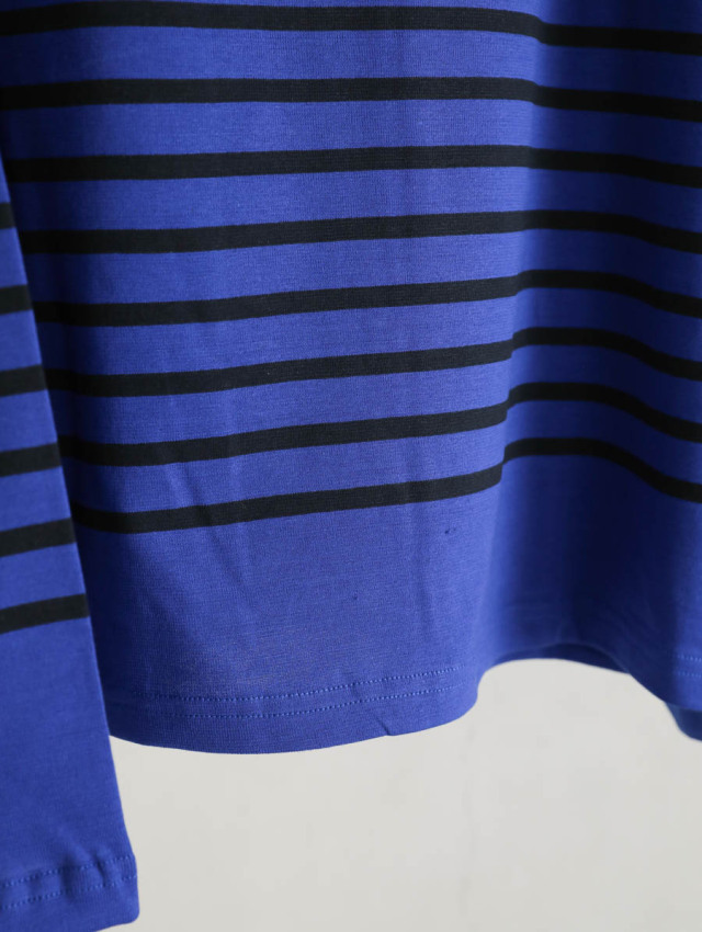 OUTIL ウティ｜tricot aast（blue quartz/black）バスクシャツ