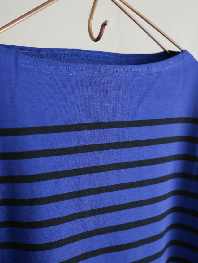OUTIL ウティ｜tricot aast（blue quartz/black）バスクシャツ
