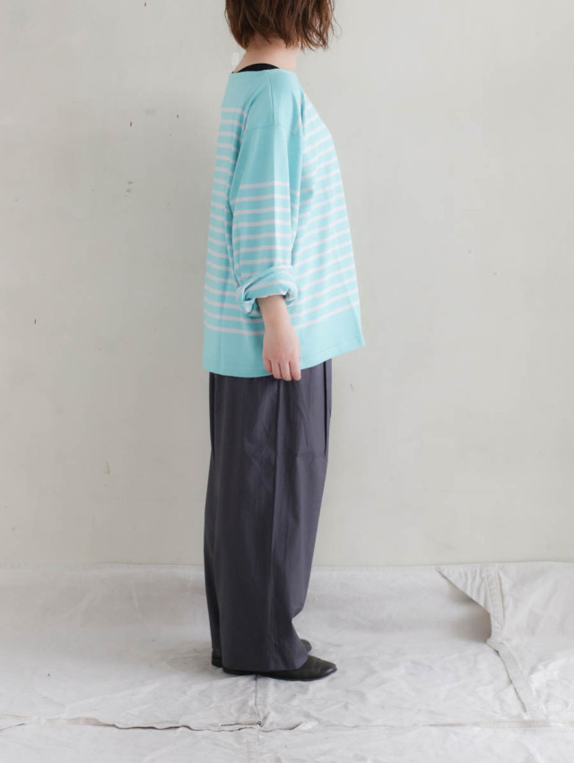 OUTIL ウティ｜tricot aast（florida keys/nimbus cloud）バスクシャツ
