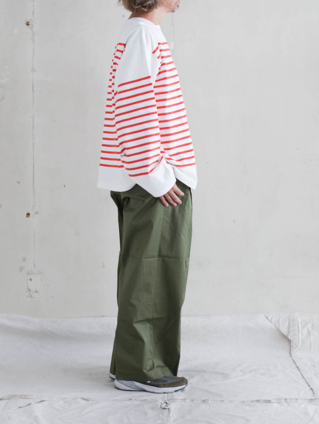 outil バスクシャツ　サイズ2 OUTIL（ウティ）のバスクシャツ「TRICOT AAST」のサイズ感