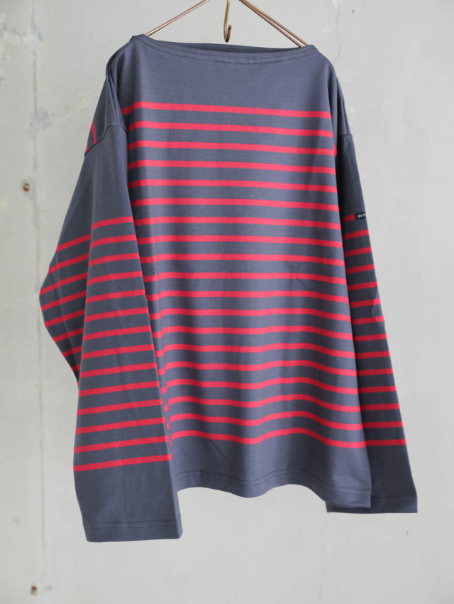 OUTIL ウティ｜tricot aast（periscope × persain red）バスクシャツ