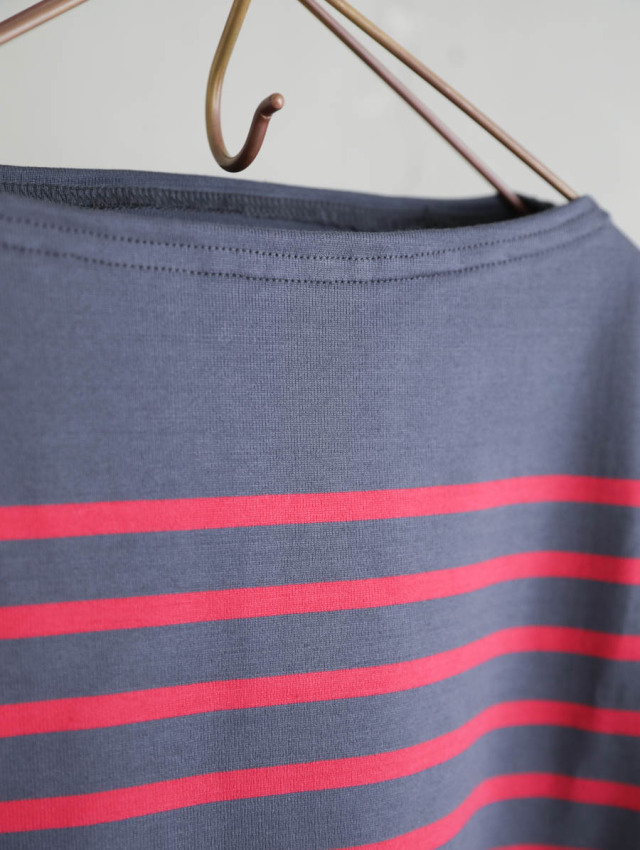 OUTIL ウティ｜tricot aast（periscope × persain red）バスクシャツ