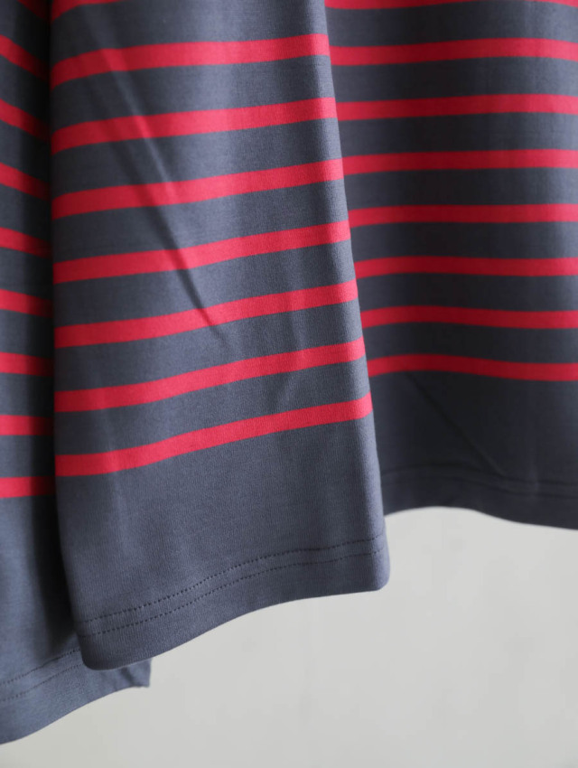 OUTIL ウティ｜tricot aast（periscope × persain red）バスクシャツ