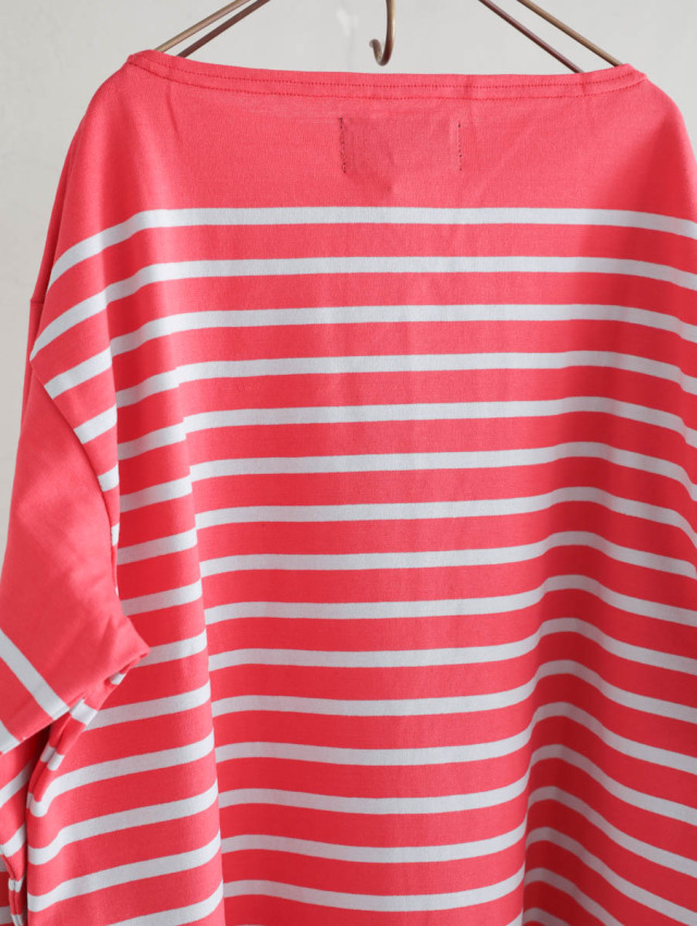 OUTIL ウティ｜tricot aast（rouge red/nimbus cloud）バスクシャツ