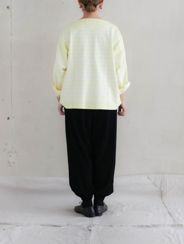 OUTIL ウティ バスクシャツ イエロー　サイズ0 OUTIL / ウティ | 2024SS | TRICOT AAST バスクシャツ | 0