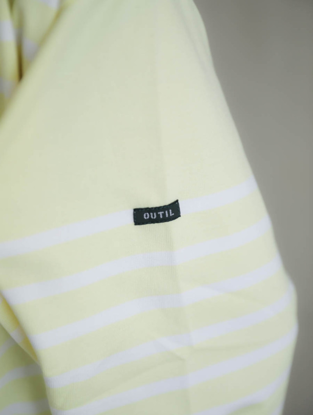OUTIL ウティ バスクシャツ イエロー　サイズ0 OUTIL / ウティ | 2024SS | TRICOT AAST バスクシャツ | 0