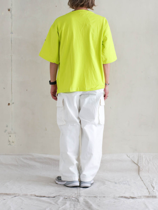 OUTIL/ウティ tricot aast バスクシャツ outil ウティ : TORICOT AAST バスクシャツ (OFF/YELLOW PEAR