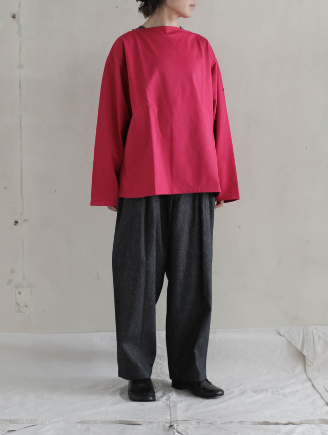 Outil バスクシャツ red - 長袖
