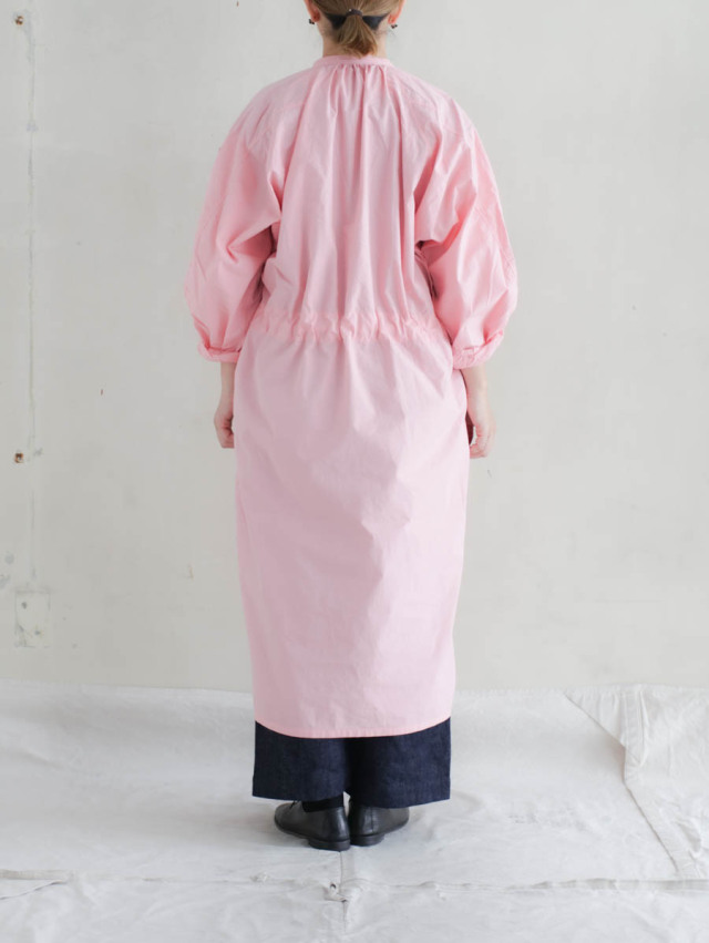 OUTIL ウティ｜robe osses（pink）スキッパーワンピース