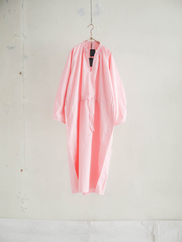 OUTIL ウティ｜robe osses（pink）スキッパーワンピース