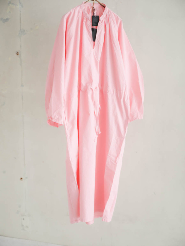 OUTIL ウティ｜robe osses（pink）スキッパーワンピース