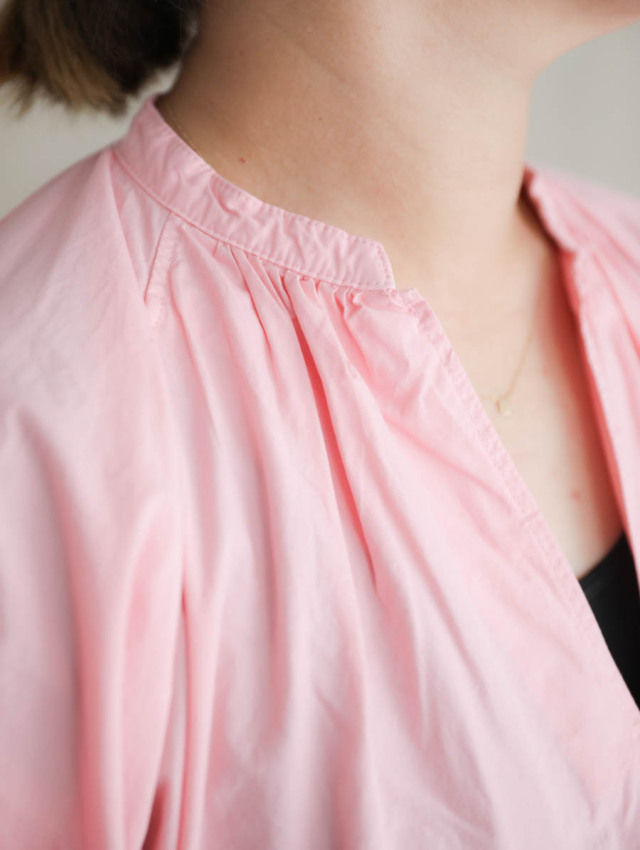 OUTIL ウティ｜robe osses（pink）スキッパーワンピース