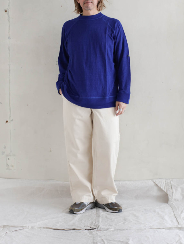 OUTIL ウティ｜pantalon meynes（ecru）チノトラウザー