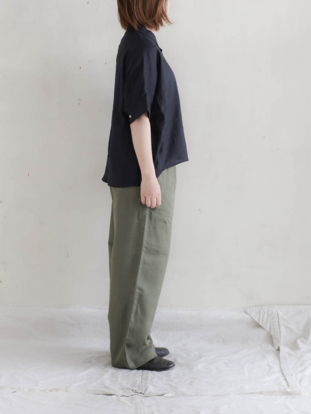 OUTIL ウティ｜pantalon macau（olive）ラミーチノパン