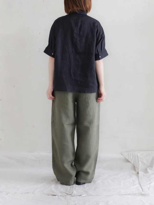 OUTIL ウティ｜pantalon macau（olive）ラミーチノパン
