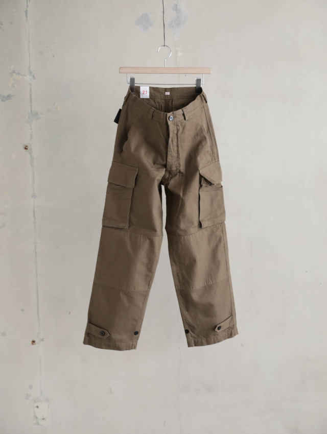 OUTIL ウティ / pantalon blesle カーゴパンツ brown