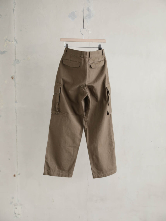 OUTIL ウティ / pantalon blesle カーゴパンツ brown