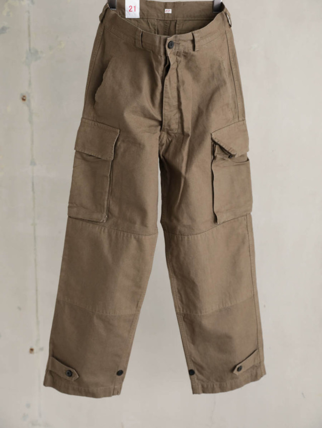 OUTIL ウティ / pantalon blesle カーゴパンツ brown