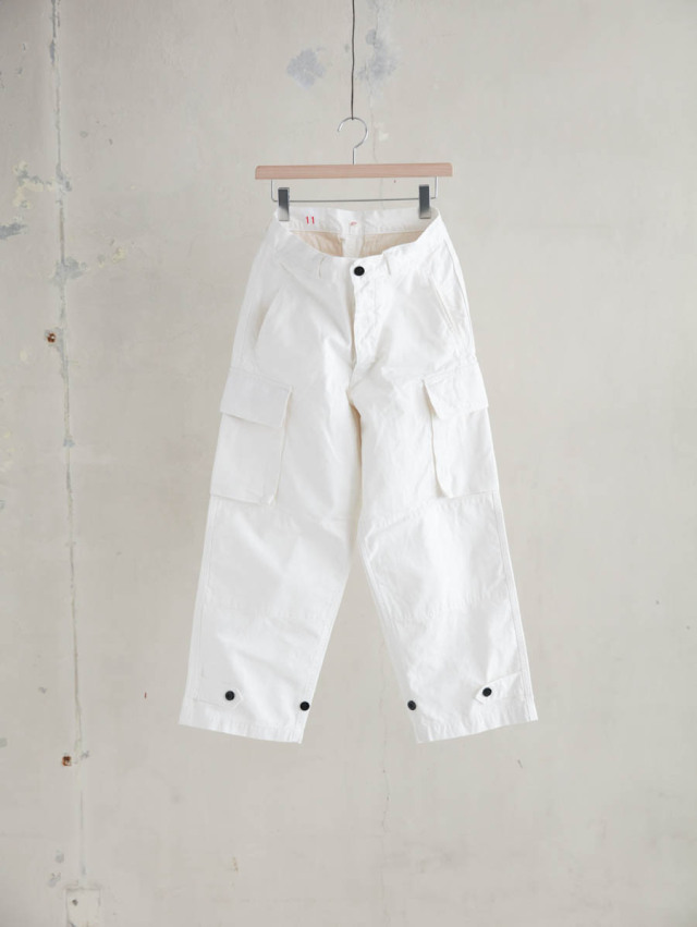 OUTIL ウティ / pantalon blesle カーゴパンツ ecru OUTIL ウティ / pantalon blesle カーゴパンツ ecru