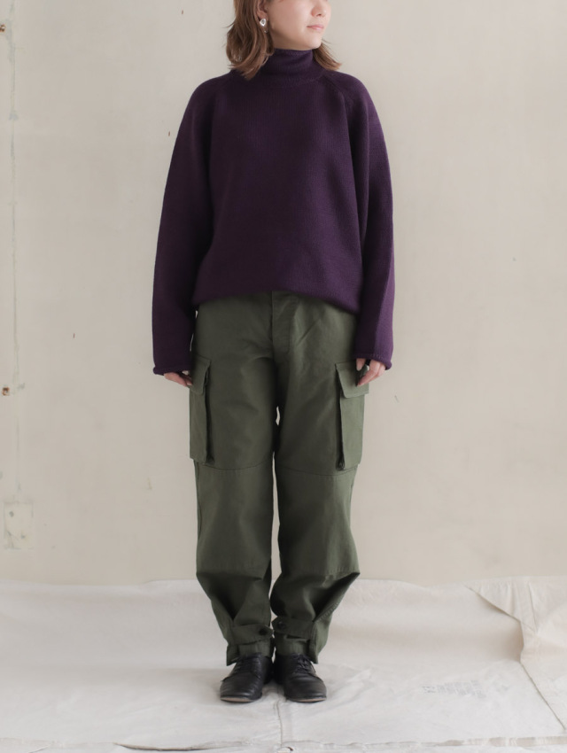 OUTIL ウティ / pantalon blesle カーゴパンツ olive