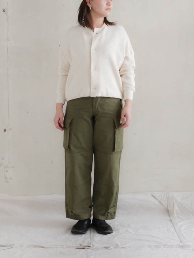 OUTIL ウティ / pantalon blesle カーゴパンツ olive