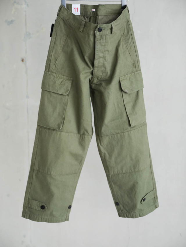 OUTIL ウティ / pantalon blesle カーゴパンツ olive